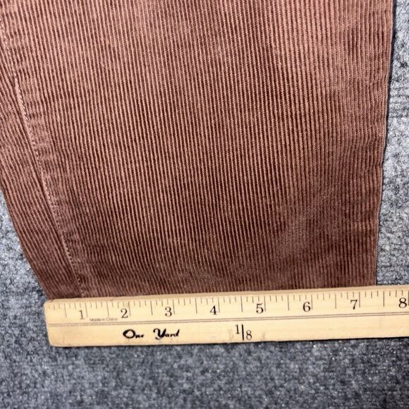 Uniqlo Pants Womens Size 28 Brown Corduroy Crop - Picture 8 of 11